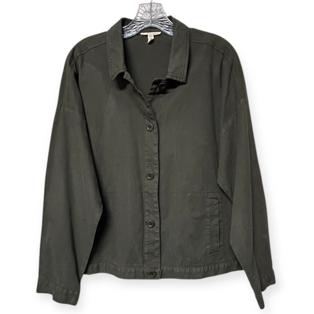 Eileen Fisher organic cotton hemp jacket - Picture 4 of 7